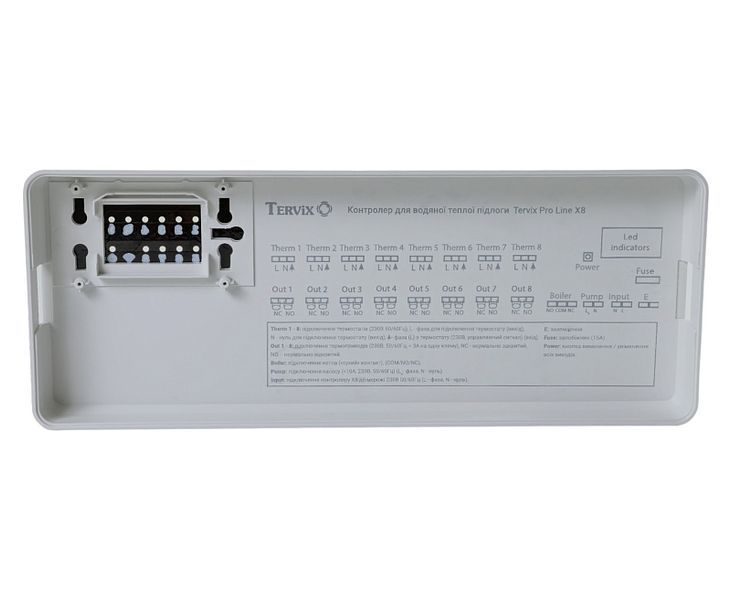 Провідний контролер для водяної теплої підлоги Tervix Pro Line Х8 511208 фото