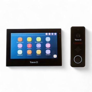 Комплект відеодомофона WiFi + Ethernet Tervix Pro Line Smart Video Door Phone System 475420 фото