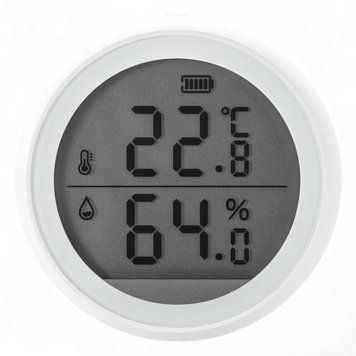 Безпровідний датчик температури та вологості з екраном Tervix Pro Line ZigBee T&H 412041 фото