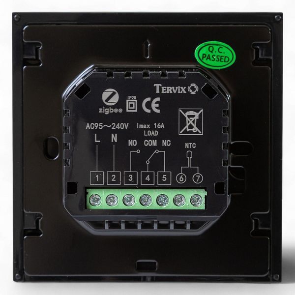 Термостат з ZigBee управлінням Tervix Pro Line для газового/електричного котла 117340 фото