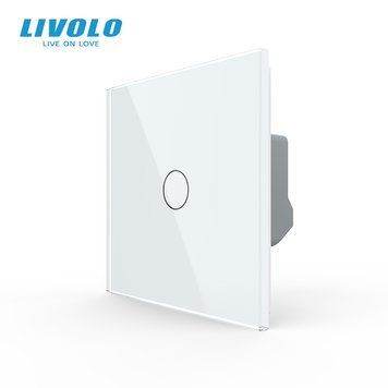 Розумний вимикач LIVOLO сенсорний білий скло Wi-Fi VL-C7FC1Z2-2WP фото
