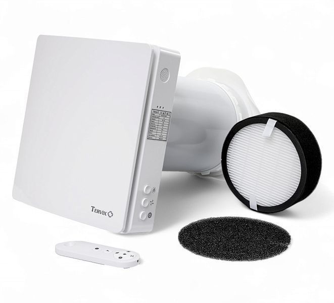 Побутовий рекуператор повітря з датчиком СО2 Tervix Pro Line ECO Pair Plus WiFi 487421 фото